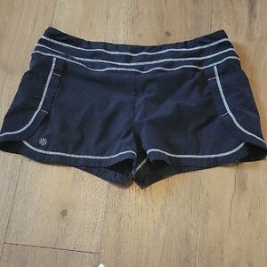 Athleta Black Athletic Shorts Size Large